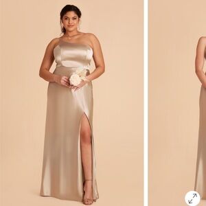 Birdy Grey Gold One-Shoulder Gown